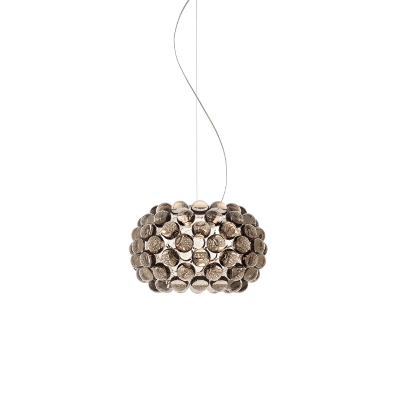 Foscarini Caboche Plus Pendelleuchte – Piccola, Grau, Standard