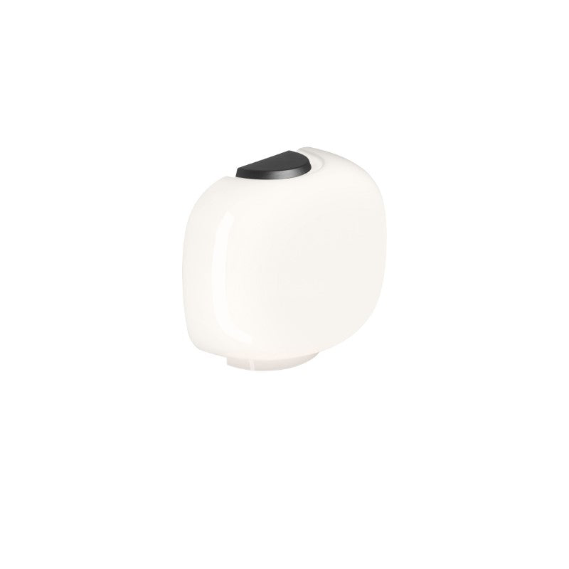Foscarini Chouchin 3 Semi Wandleuchte – Weiß/Graphit