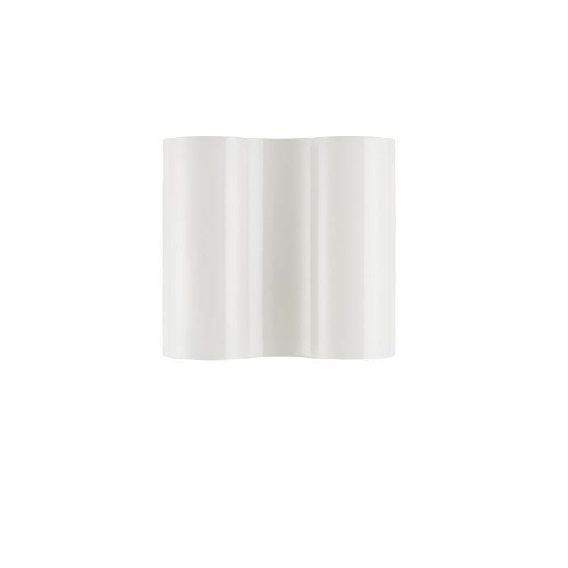 Foscarini Double Wandleuchte – poliert/Weiß