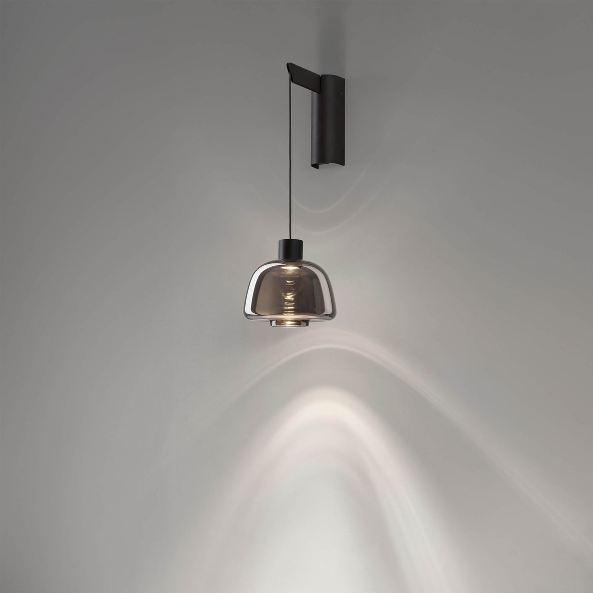 Bover Drep A/01 Wandleuchte – Smoked Spiegel