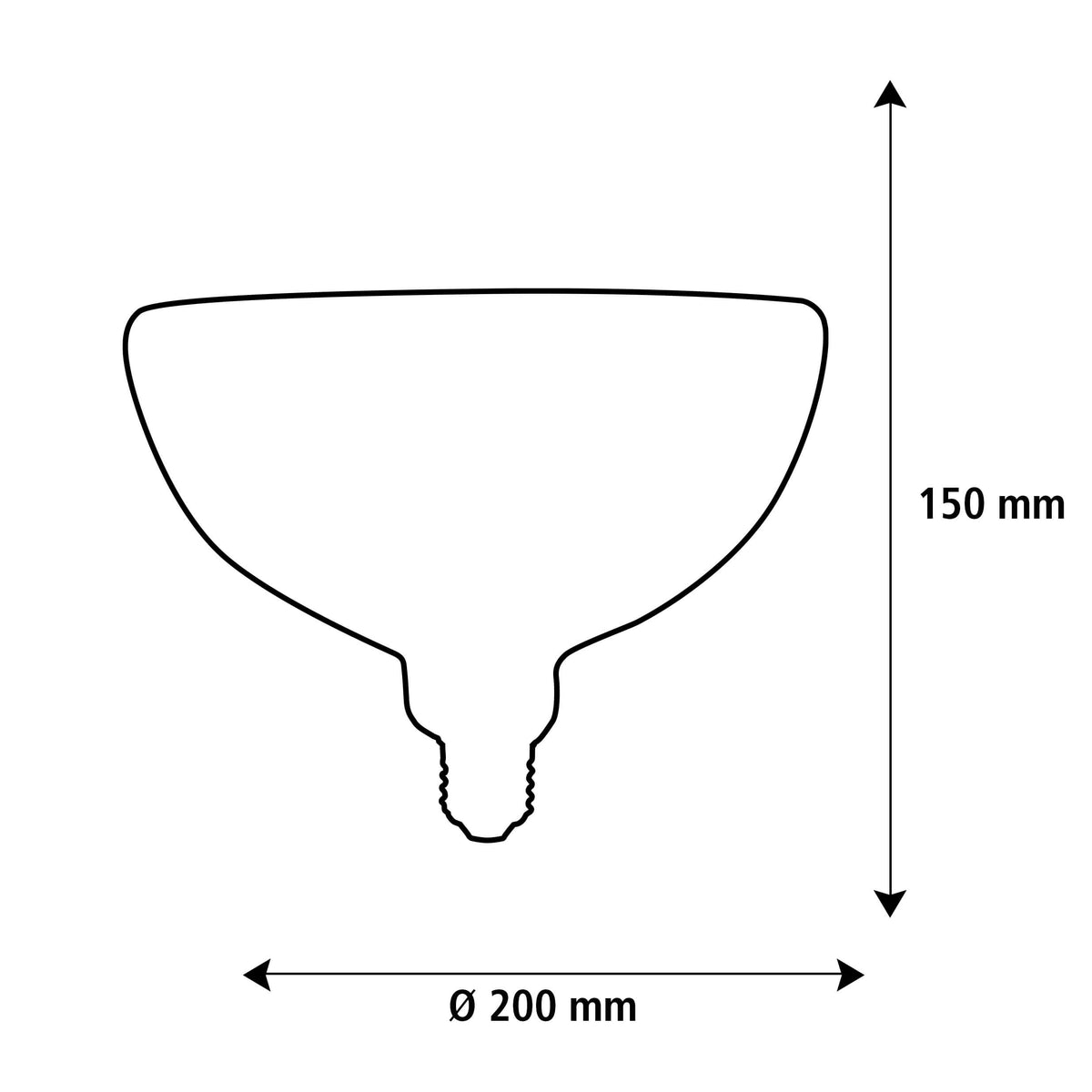 SEGULA LED Floating Bowl Ambient Dimming klar – E27, 6,2 W, 2.000 K–2.700 K, dimmbar – Produktansicht 5