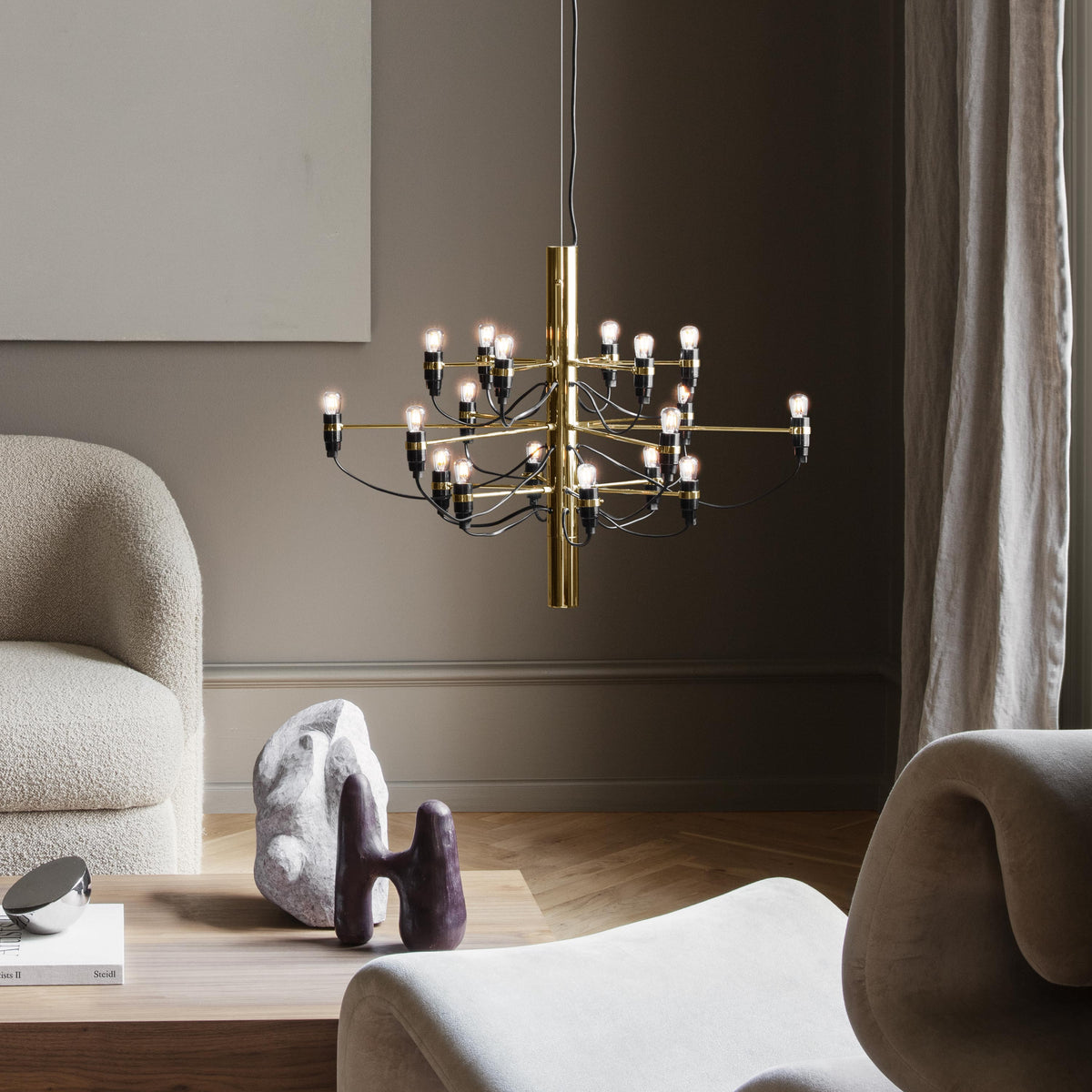 Flos 2097/18 (frosted bulbs) Pendelleuchte – Ansicht 1