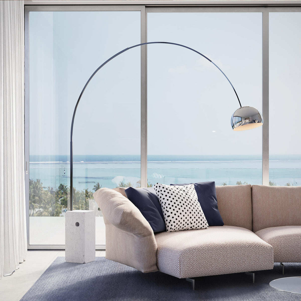 Flos Arco Led Stehleuchte – Ansicht 1