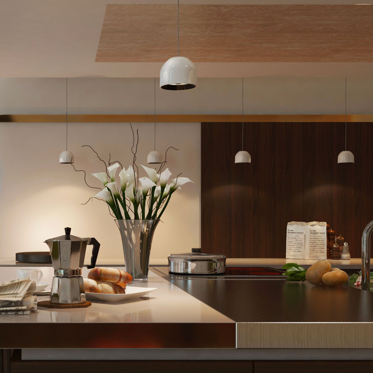 Flos Wan Suspension Pendelleuchte – Ansicht 1