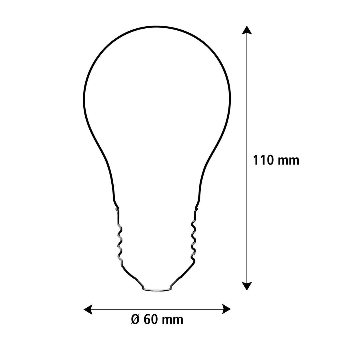 SEGULA LED Glühlampe 24V klar – E27, 3 W, 2.700 K, dimmbar – Produktansicht 2