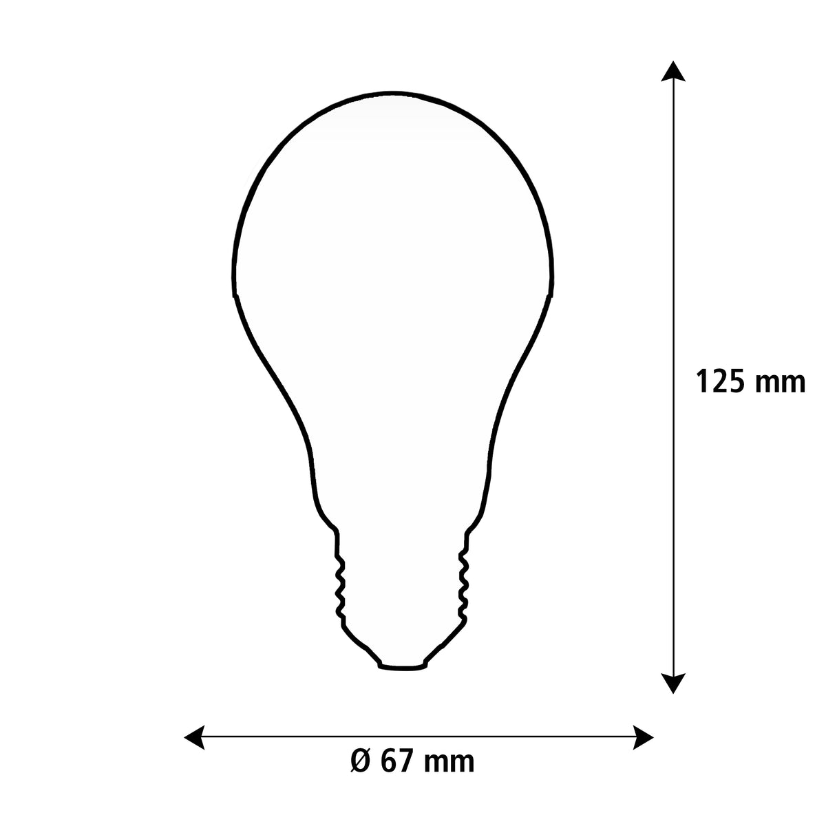 SEGULA LED Glühlampe A67 Spiegelkopf silber – E27, 6,5 W, 2.700 K, dimmbar – Produktansicht 2