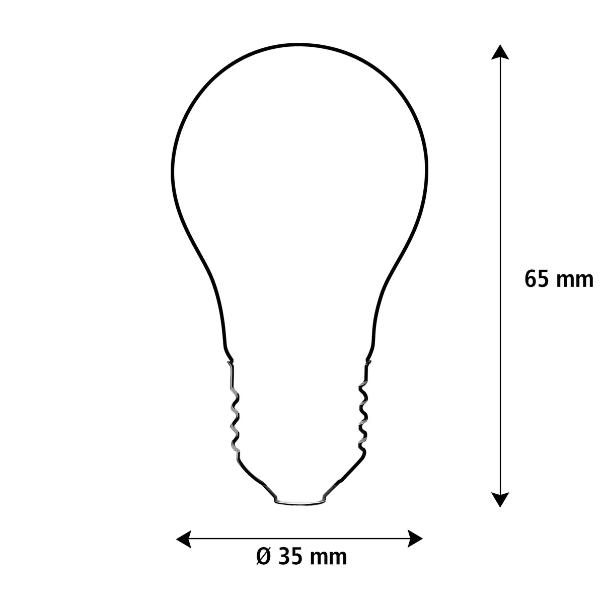 SEGULA LED Mini Glühlampe klar – E14, 1,5 W, 2.200 K, dimmbar – Produktansicht 3