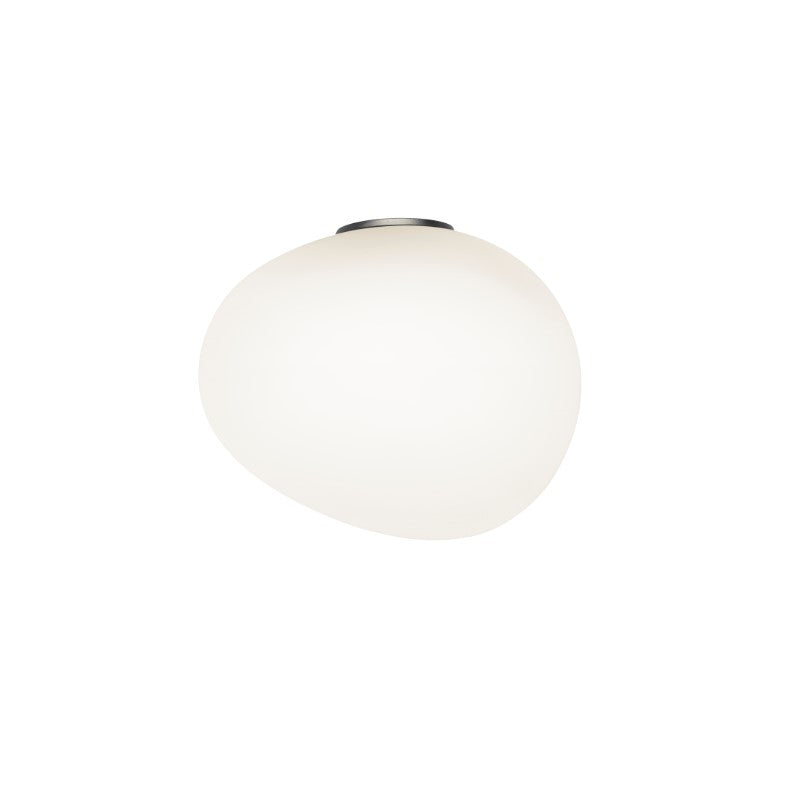 Foscarini Gregg Semi 1 Wandleuchte – Media, Graphit/Weiß