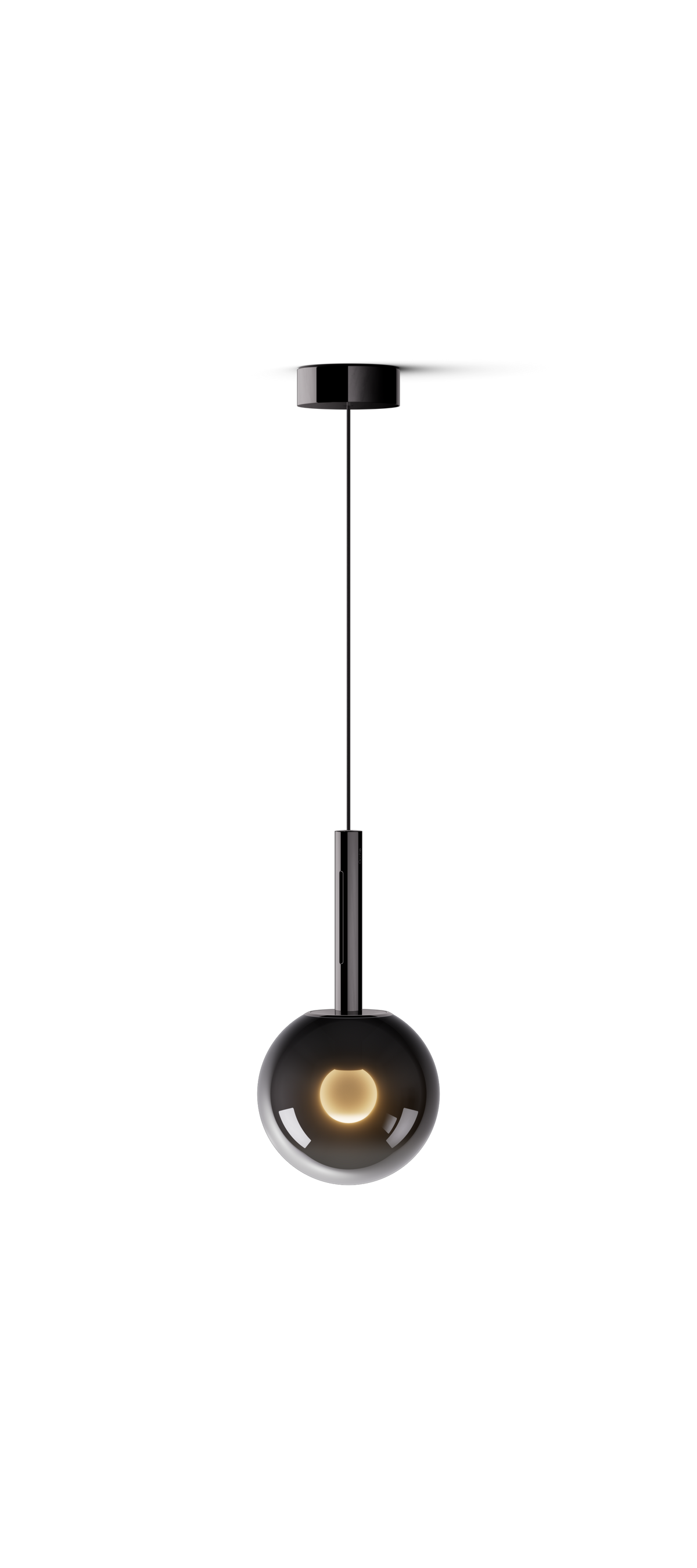 Occhio Luna sospeso 160 Pendelleuchte – luna sospeso 16 dark chrome