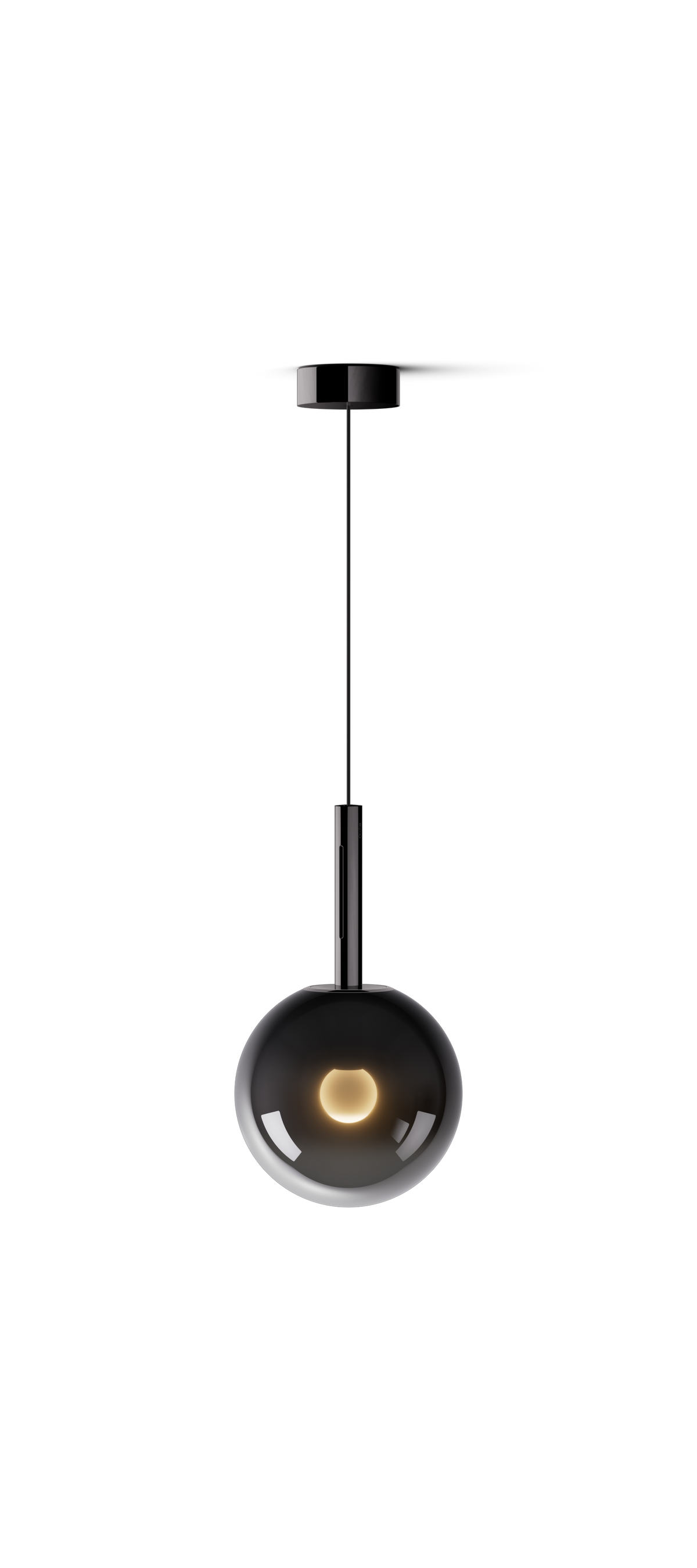 Occhio Luna sospeso 200 Pendelleuchte – luna sospeso 20 dark chrome
