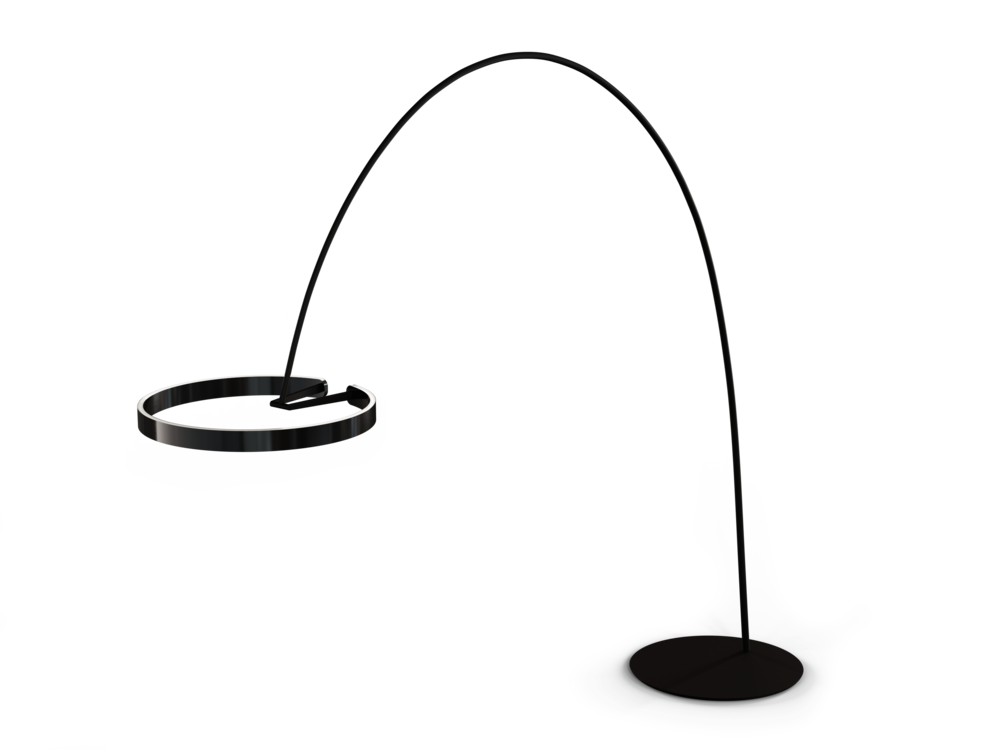 Occhio Mito largo Stehleuchte – mito largo black phantom