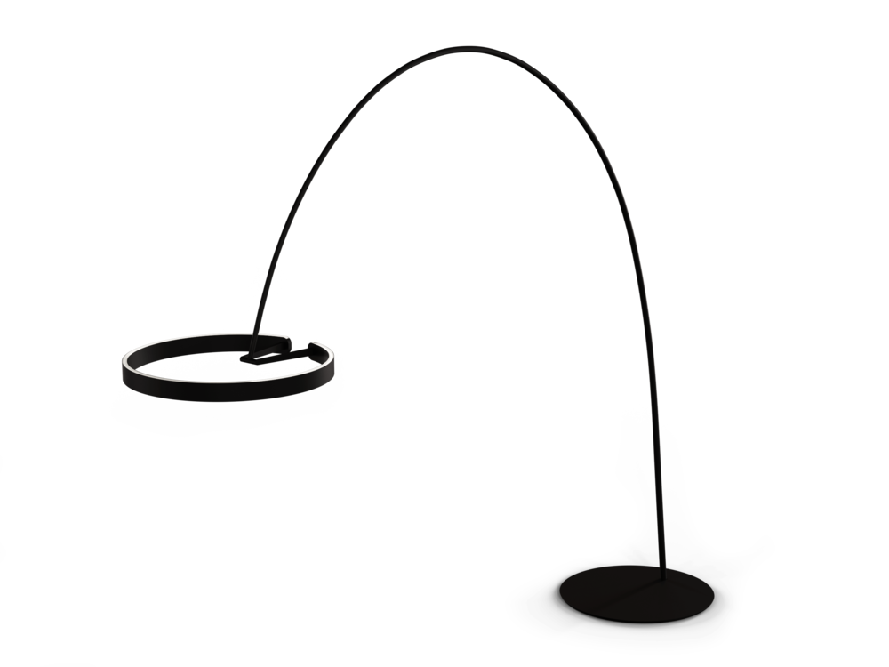 Occhio Mito largo Stehleuchte – mito largo matt black