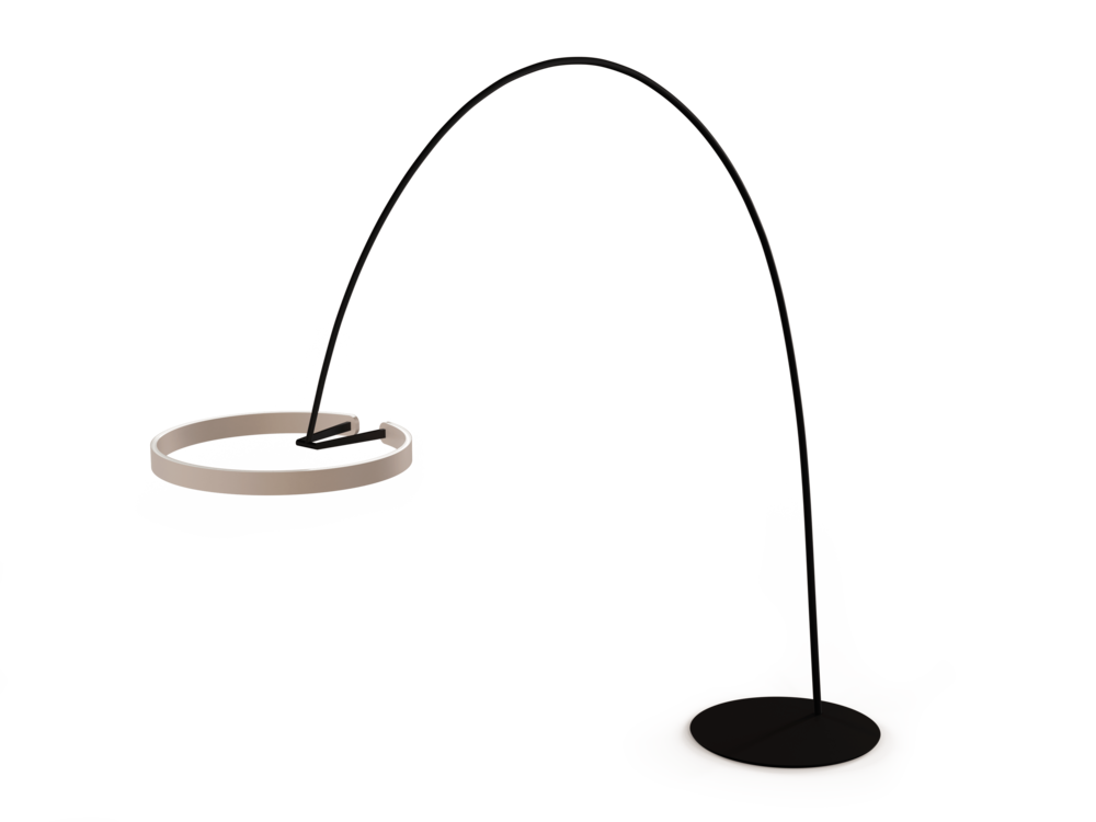 Occhio Mito largo Stehleuchte – mito largo matt gold matt black