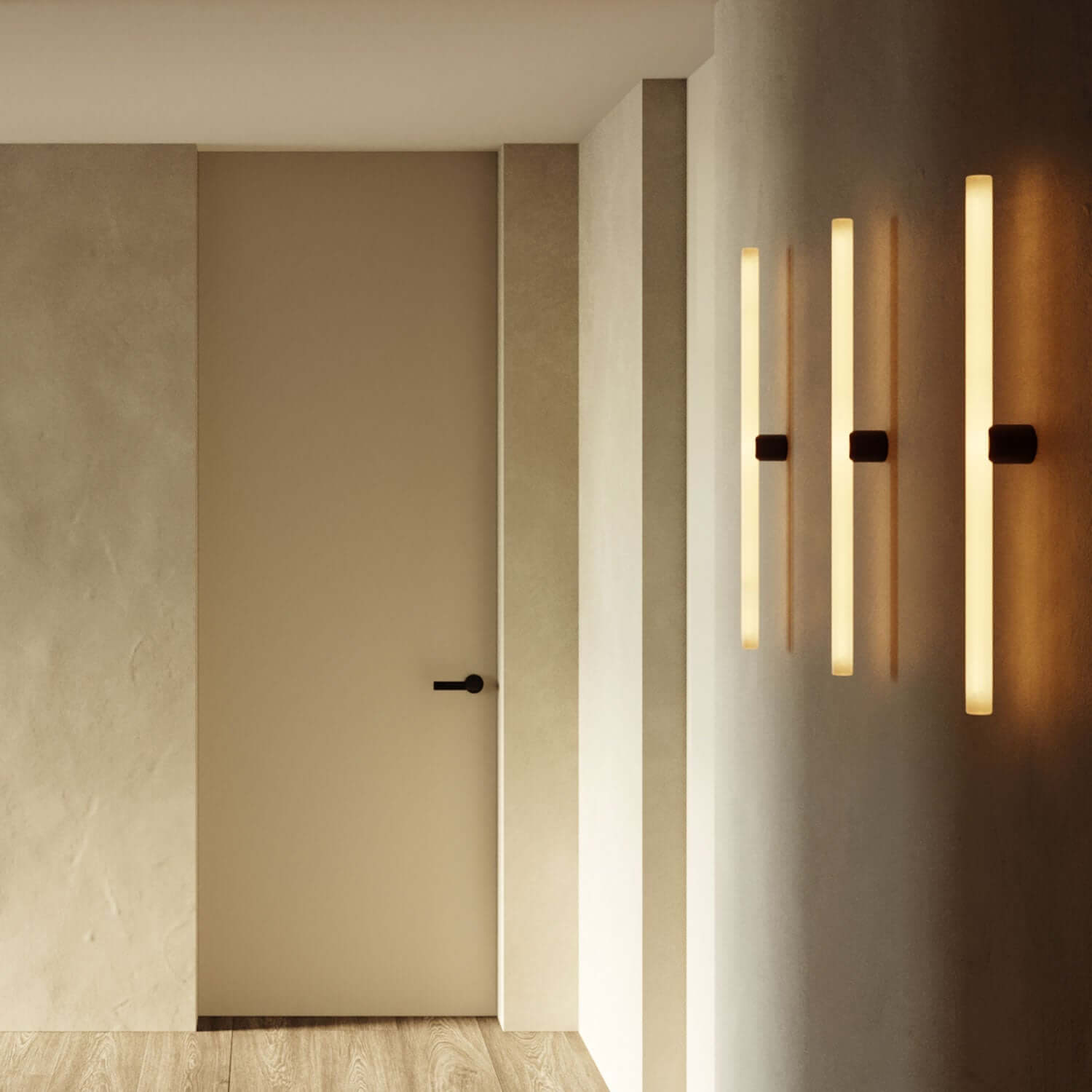 LED-Leuchtmittel mit Porzellaneffekt CRI 90 Linear S14d – Länge 500 mm 7W 560Lm 2700K Dimmbar – S12 – Produktansicht 2