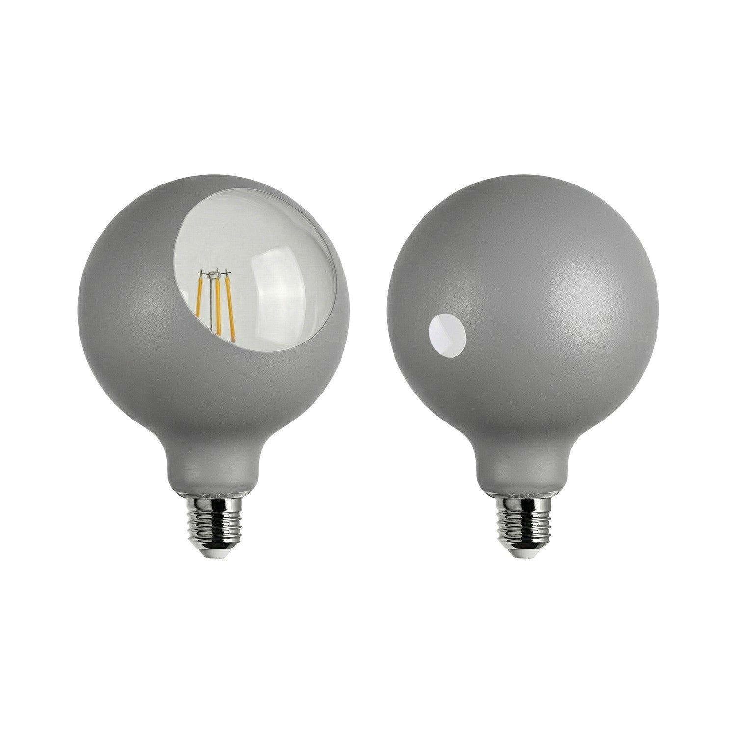 LED-Glühbirne Camo G125 4,8W 806Lm E27 2700K dimmbar – Grau – Produktansicht 1