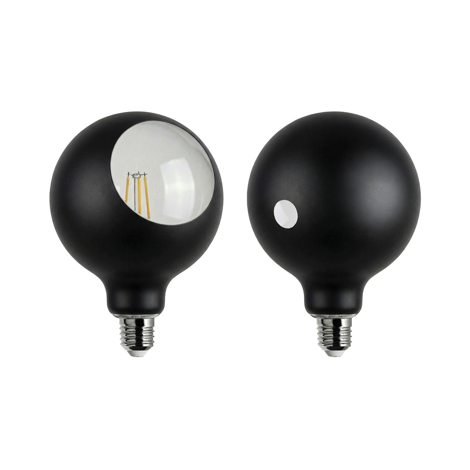 Glühbirne LED Camo G125 4,8W 806Lm E27 2700K dimmbar - Schwarz – Produktansicht 1