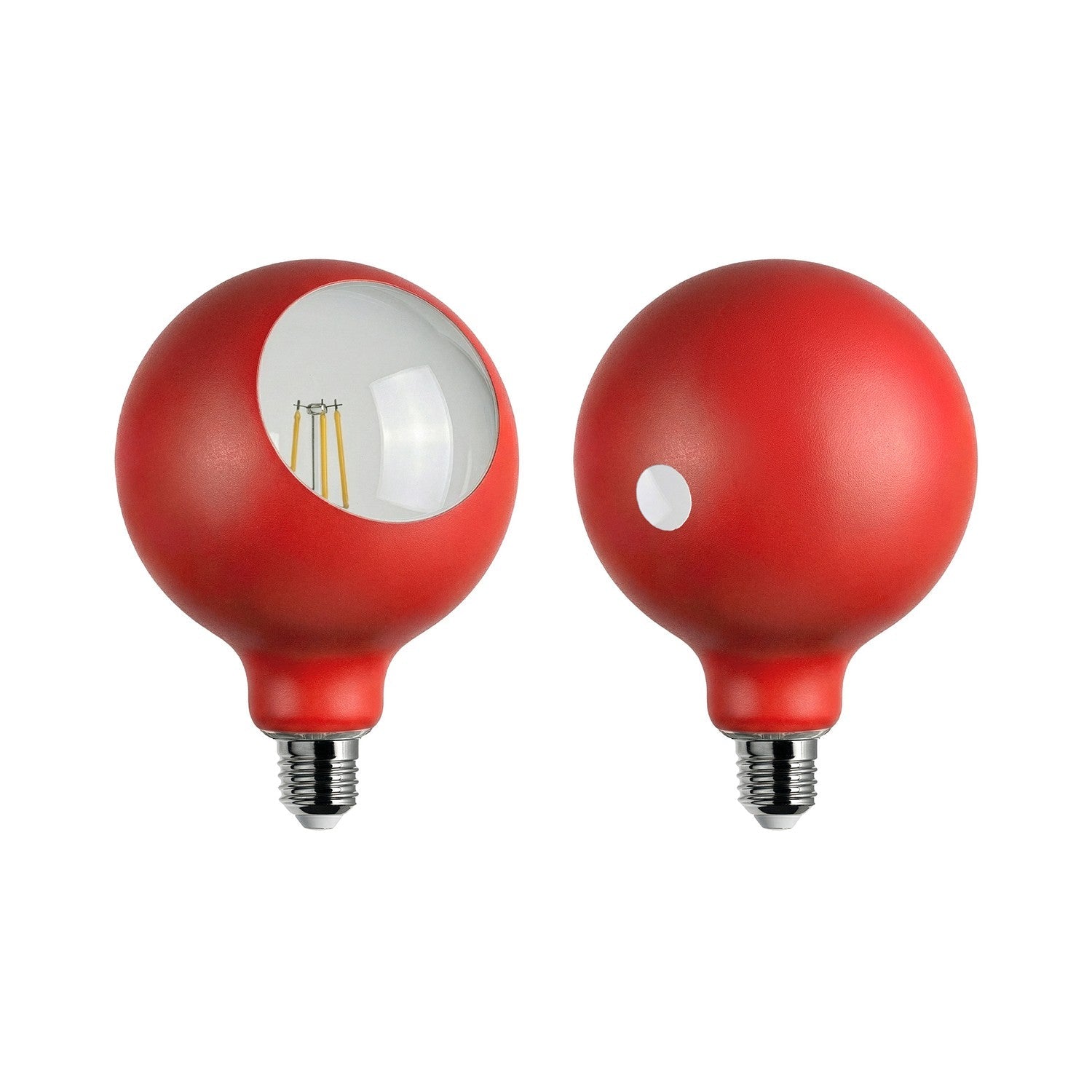 LED-Glühbirne Camo G125 4,8 W 806 lm E27 2700K Dimmbar - Rot – Produktansicht 1