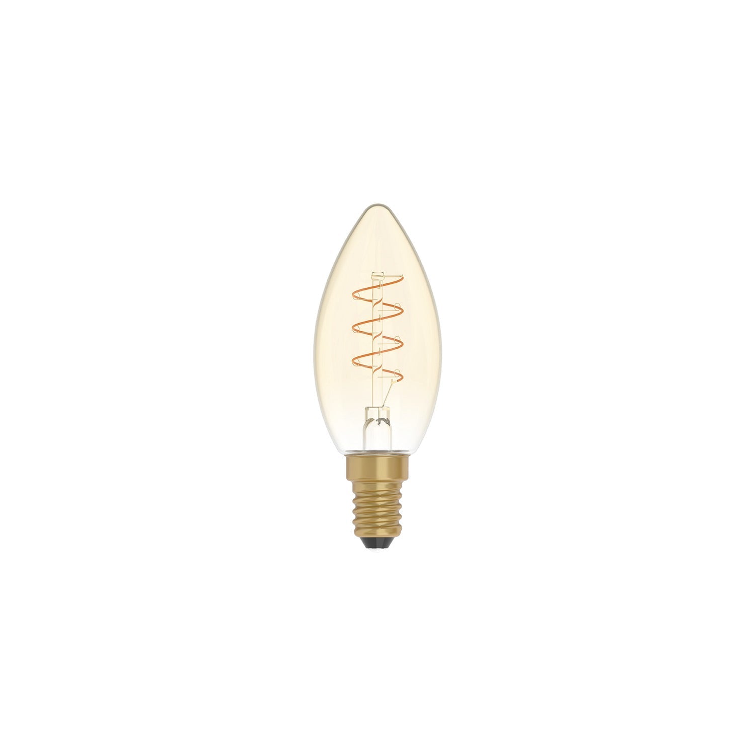 LED-Lampe Gold Carbon Line Spiralfaden Kerze C35 2,5W 136Lm E14 1800K dimmbar - C01 – Hauptbild