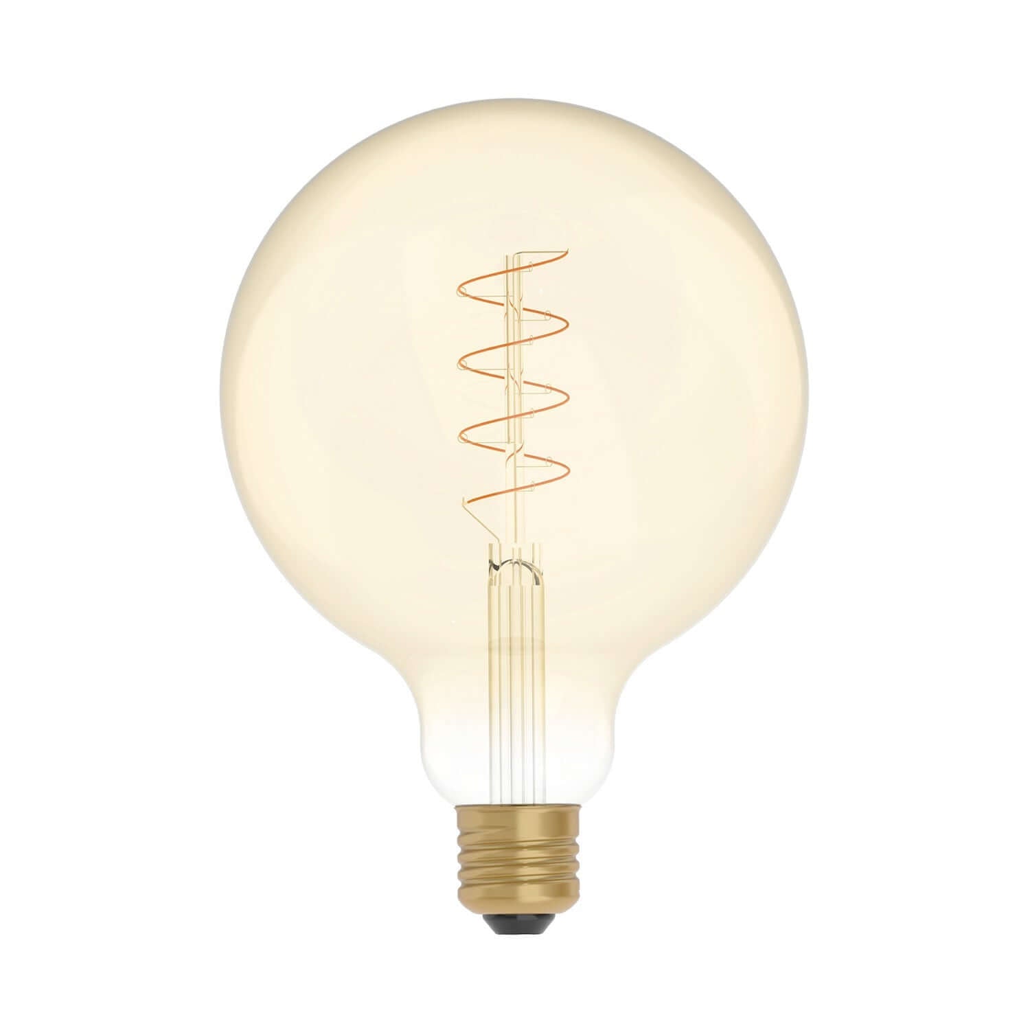 LED-Leuchtmittel Gold Carbon Line Spiralfaden Globe G125 4W 250Lm E27 1800K dimmbar – C07 – Hauptbild