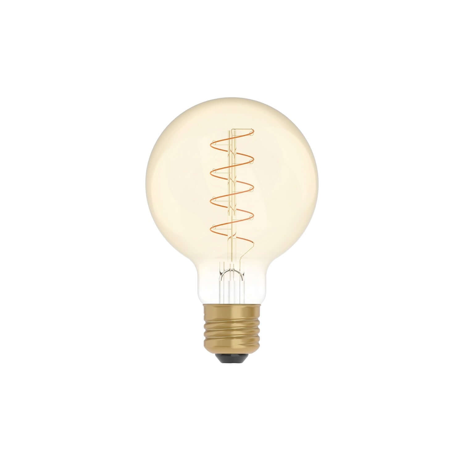 LED-Glühbirne Gold Carbon Line mit Spiral-Filament Globus G80 4W 250Lm E27 1800K dimmbar - C05 – Hauptbild