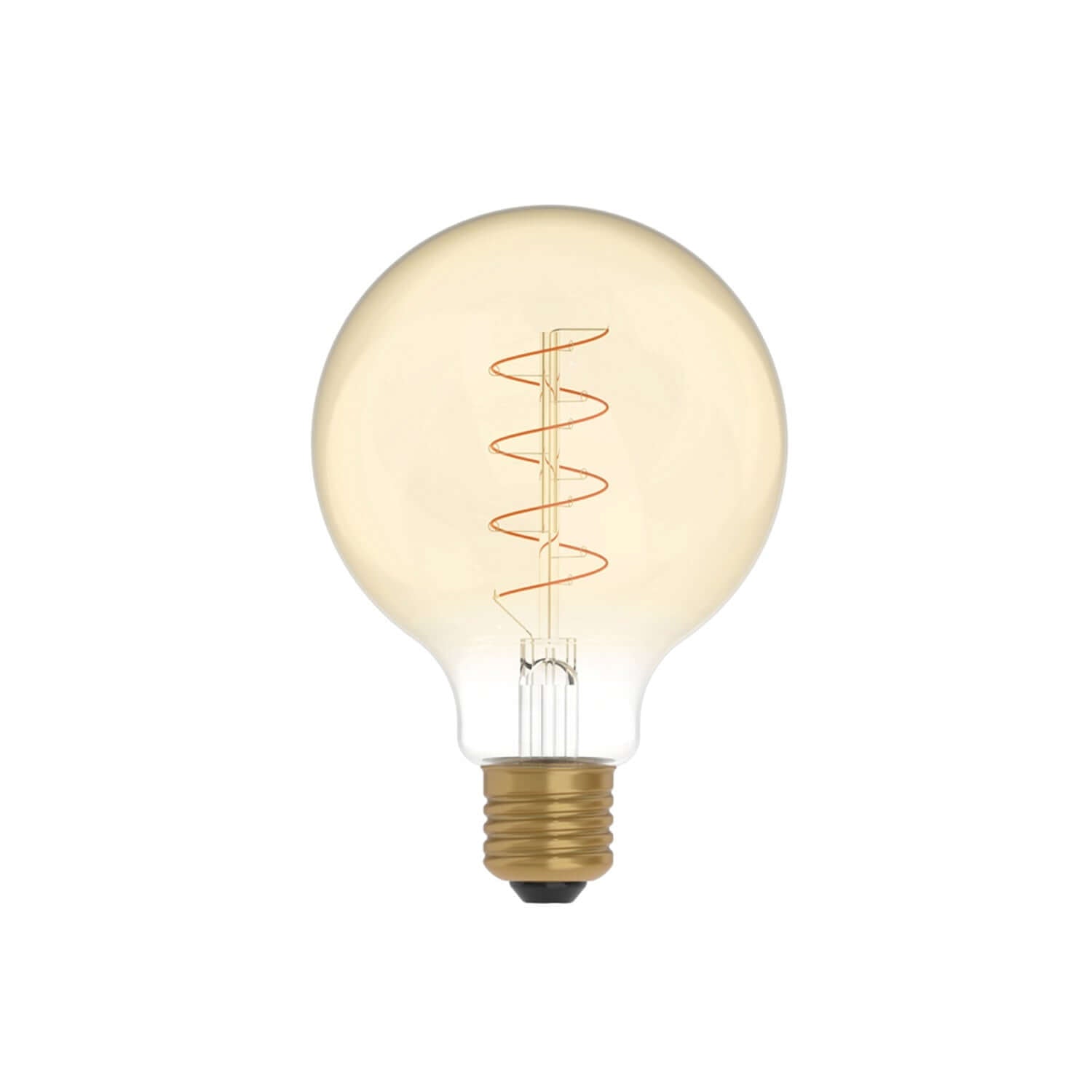 LED-Glühbirne Gold Carbon Line Spiralfaden Globe G95 4W 250Lm E27 1800K dimmbar – C06 – Hauptbild
