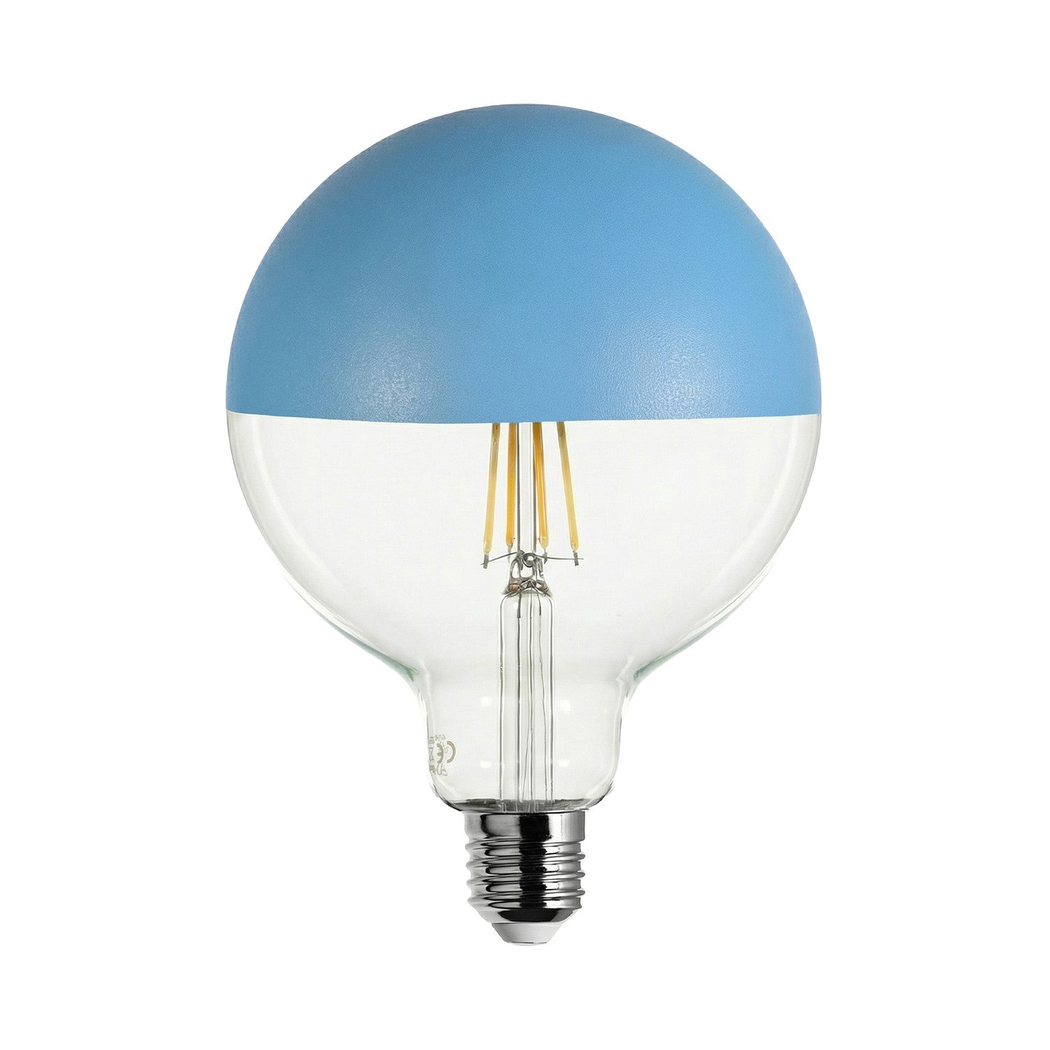 LED-Glühbirne Maria G125 4,8W 806Lm E27 2700K Dimmbar – Blau – Hauptbild
