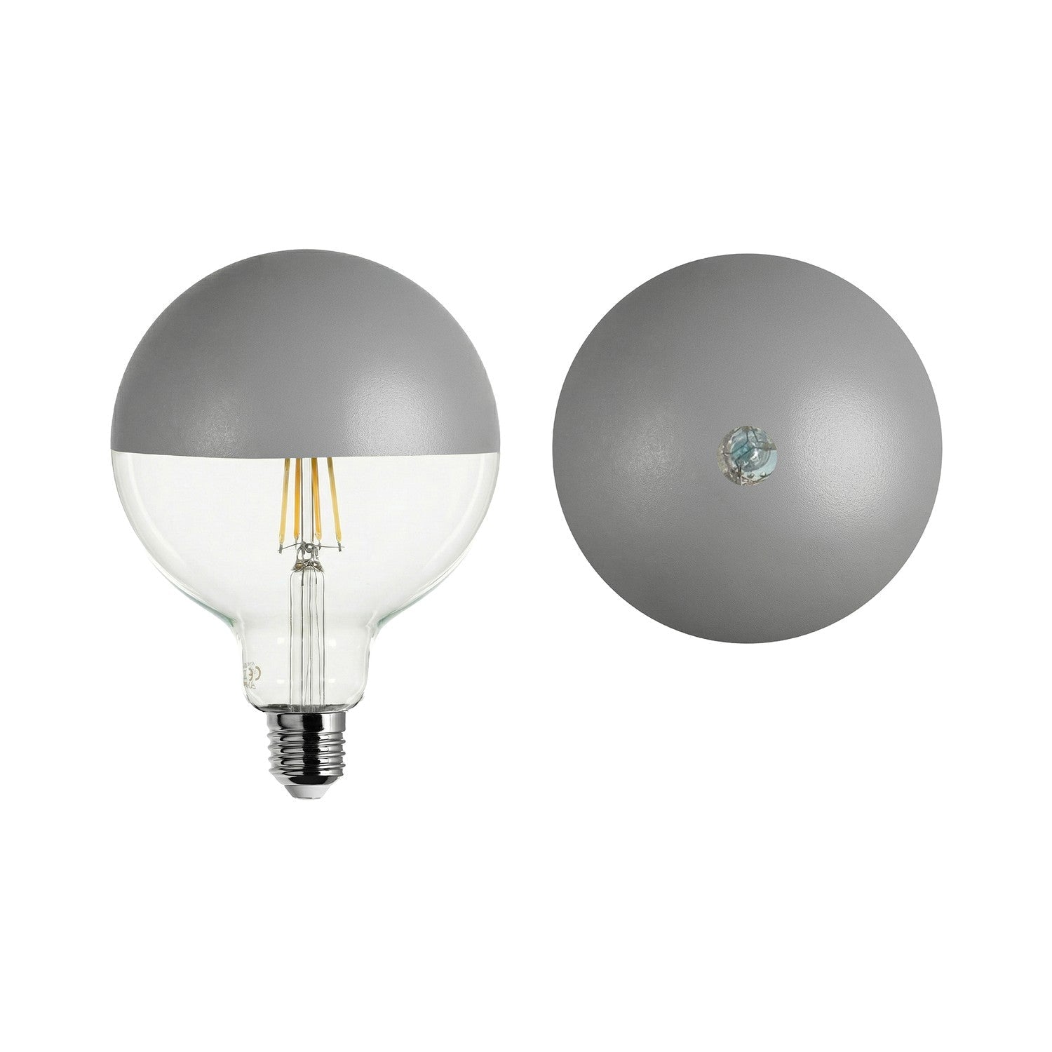 Glühbirne LED Maria G125 4,8W 806Lm E27 2700K dimmbar - Grau – Produktansicht 1