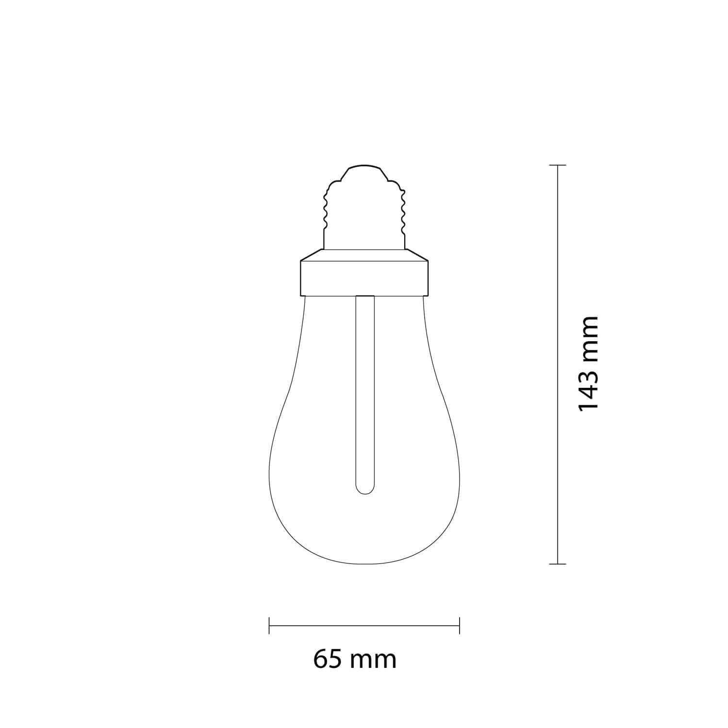 LED-Lampe Plumen 002 – Produktansicht 3