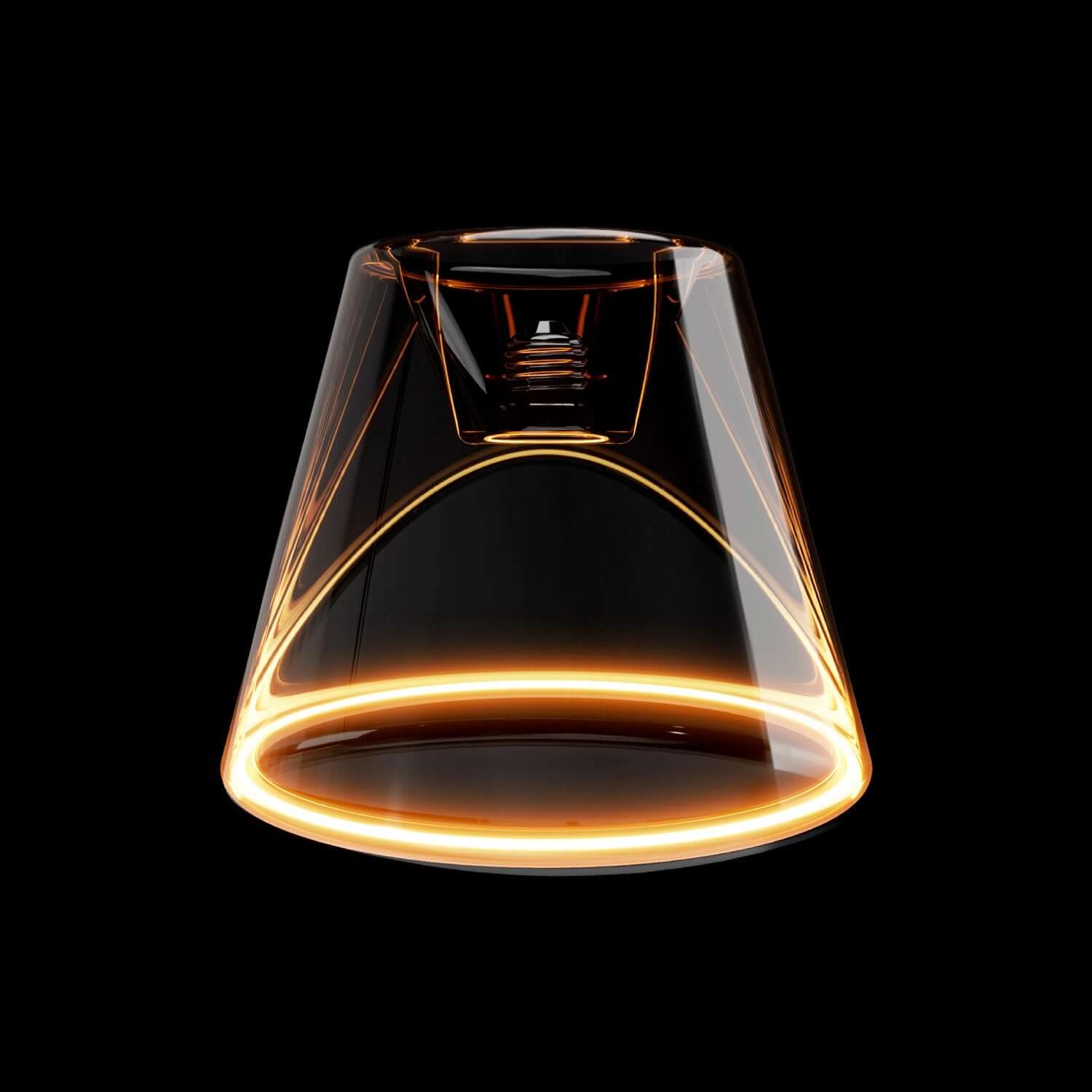 LED-Glühbirne Smoky Ghost Line Kegel Einbau 6W 400Lm E27 1900K dimmbar – G11 – Produktansicht 1