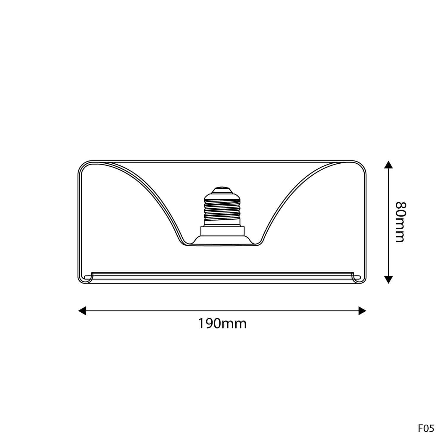 LED-Glühbirne Smoky Ghost Line Recessed Donut 195x83 6W 380Lm E27 1900K dimmbar – G12 – Produktansicht 4