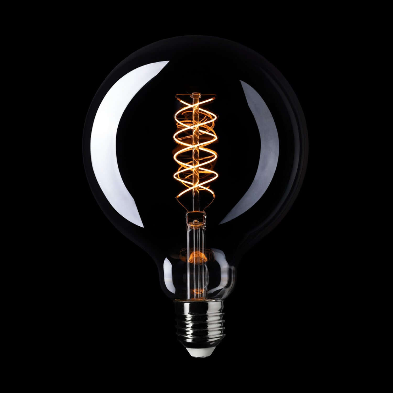 LED-Globe Smoky G125 4,8W 250Lm E27 1800K dimmbar – D04 – Produktansicht 1