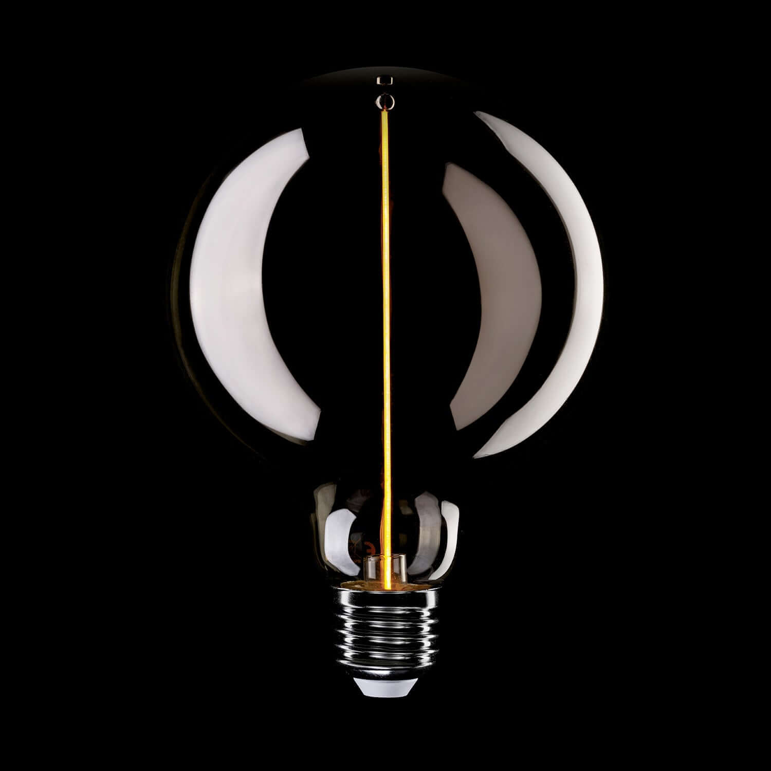 LED-Lampe Smoky Magnetic Deco Line Globe G125 2,8W 90Lm E27 1800K – F05 – Produktansicht 1