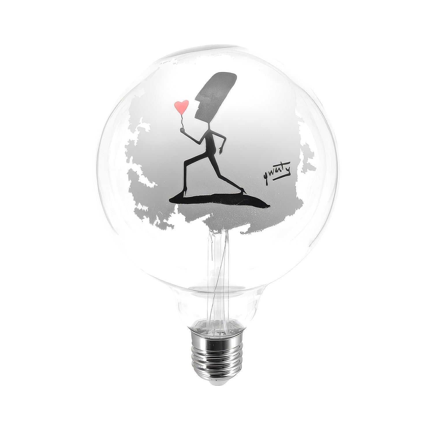 Glühbirne LED Tattoo Flower G125 4,5W 470Lm E27 2700K dimmbar – Hauptbild