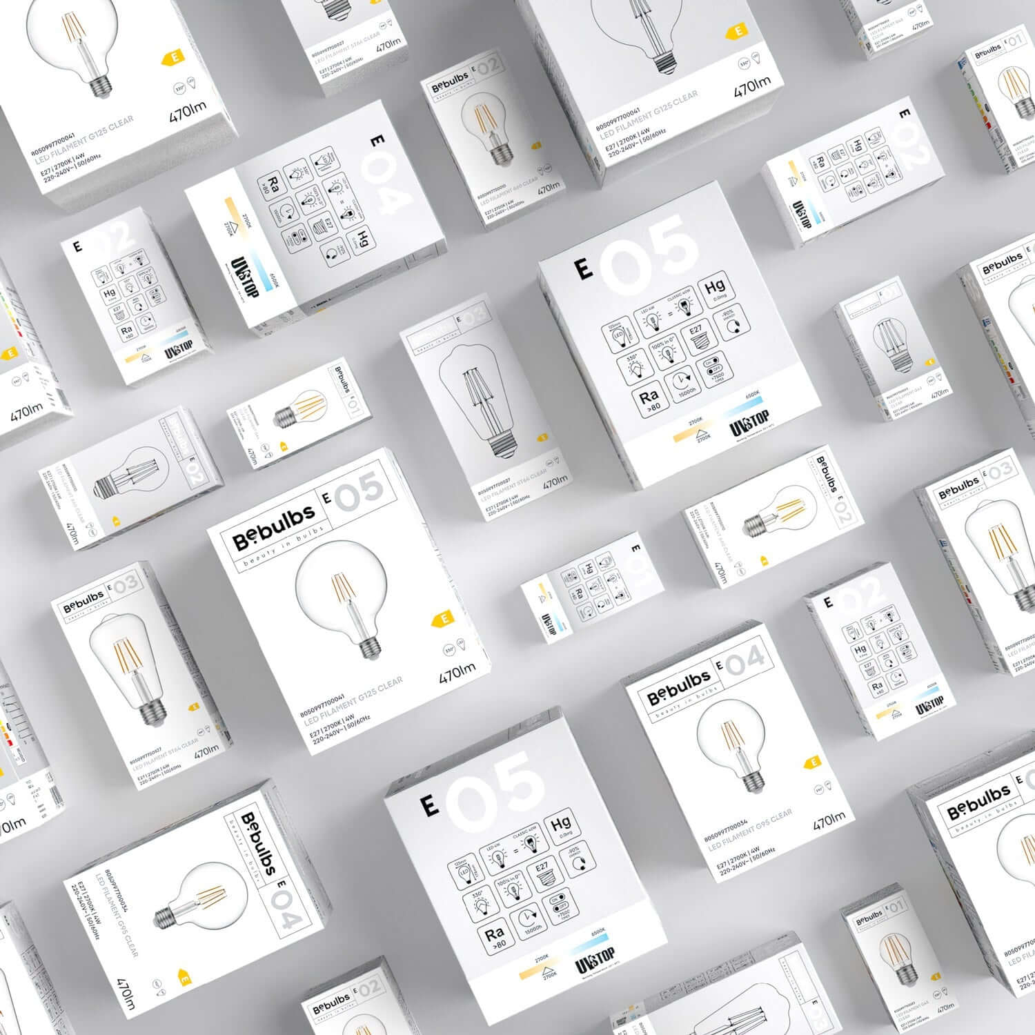 LED-Glühbirne Transparent Edison ST64 4W 470Lm E27 2700K – E03 – Produktansicht 5