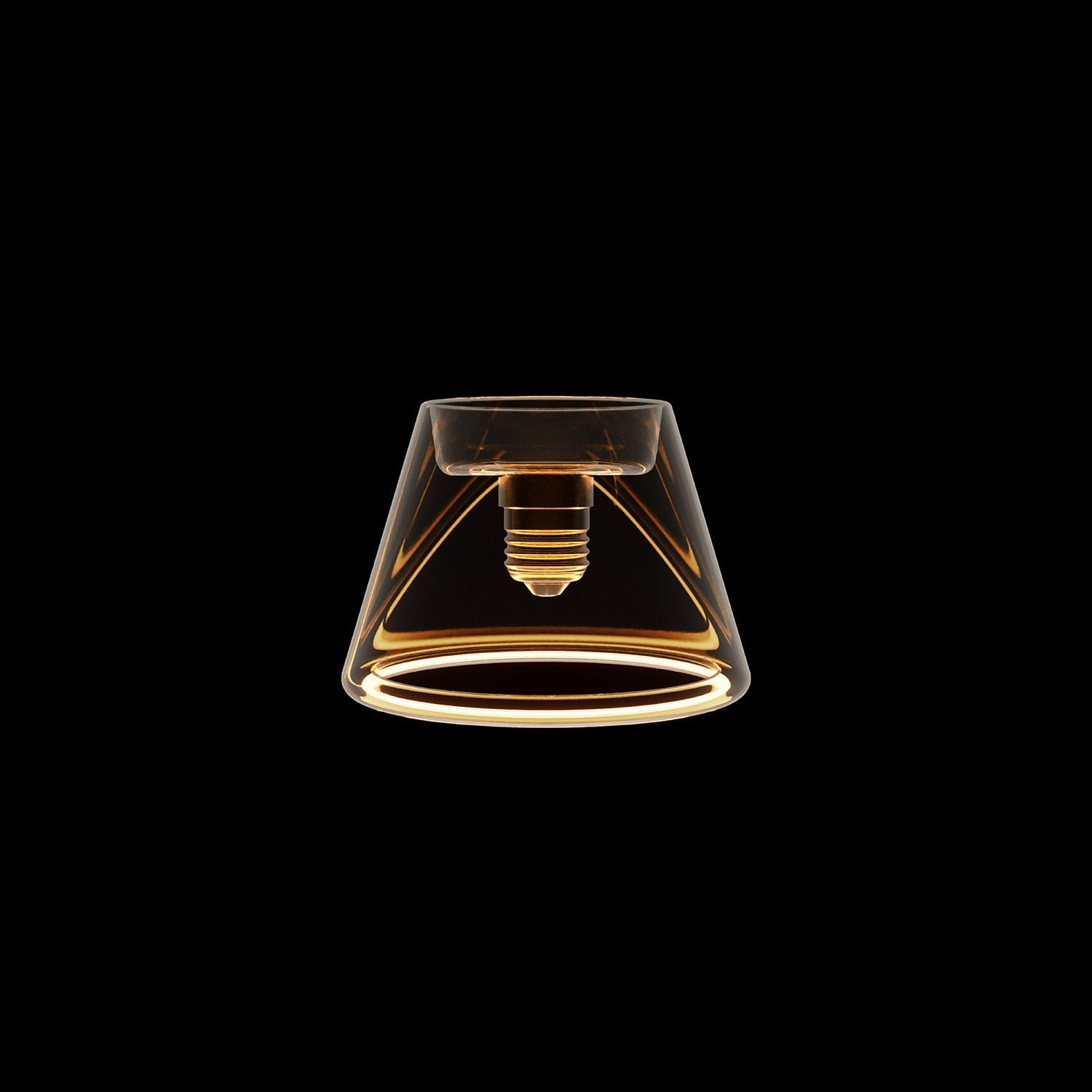Transparente LED-Lampe Ghost Line CRI 90 Mini Cone 6W 500 lm E27 2200K dimmbar – G07 – Produktansicht 1