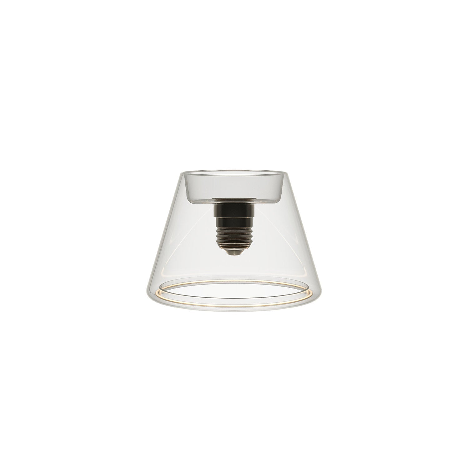 Transparente LED-Lampe Ghost Line CRI 90 Mini Cone 6W 500 lm E27 2200K dimmbar – G07 – Hauptbild