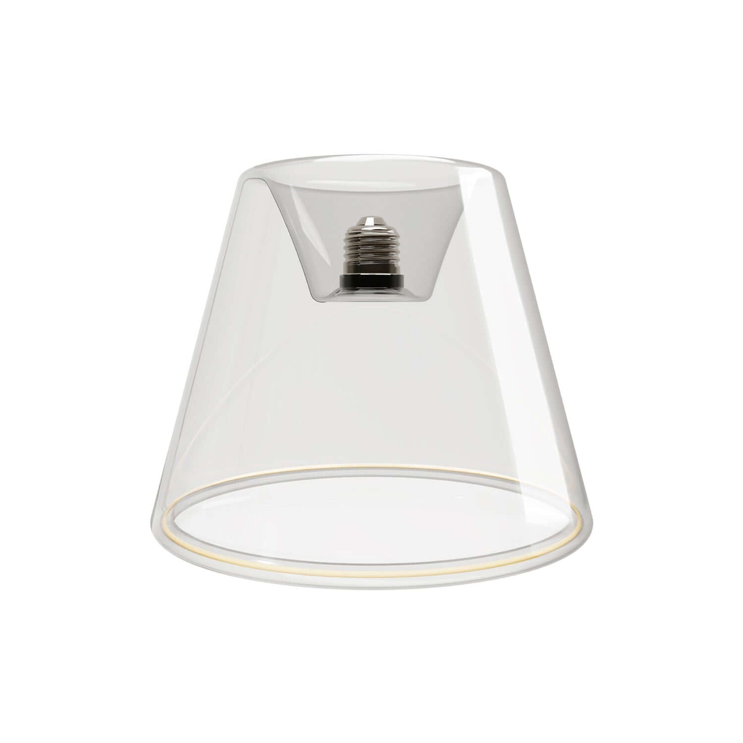 LED-Lampe Transparent Ghost Line Recessed Cone 6W 500Lm E27 2200K dimmbar – G01 – Hauptbild
