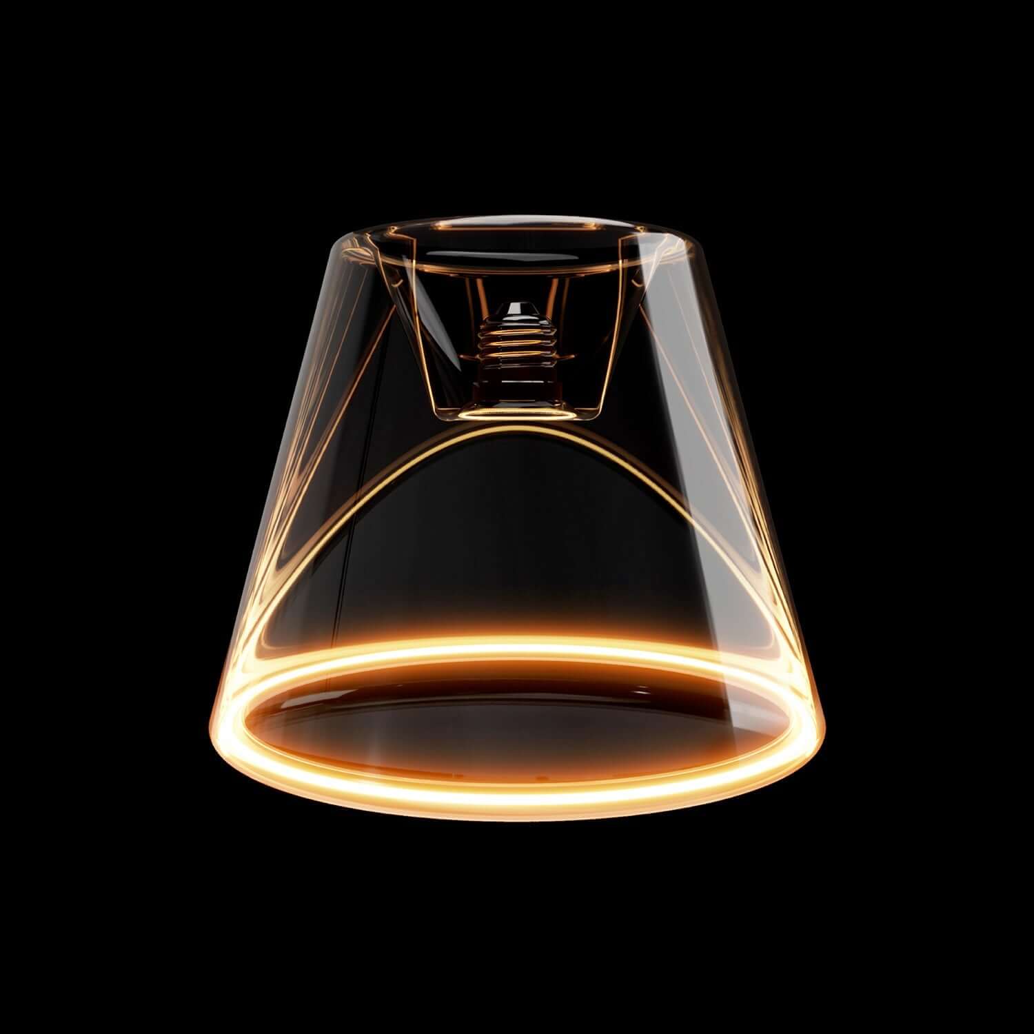 LED-Lampe Transparent Ghost Line Recessed Cone 6W 500Lm E27 2200K dimmbar – G01 – Produktansicht 1