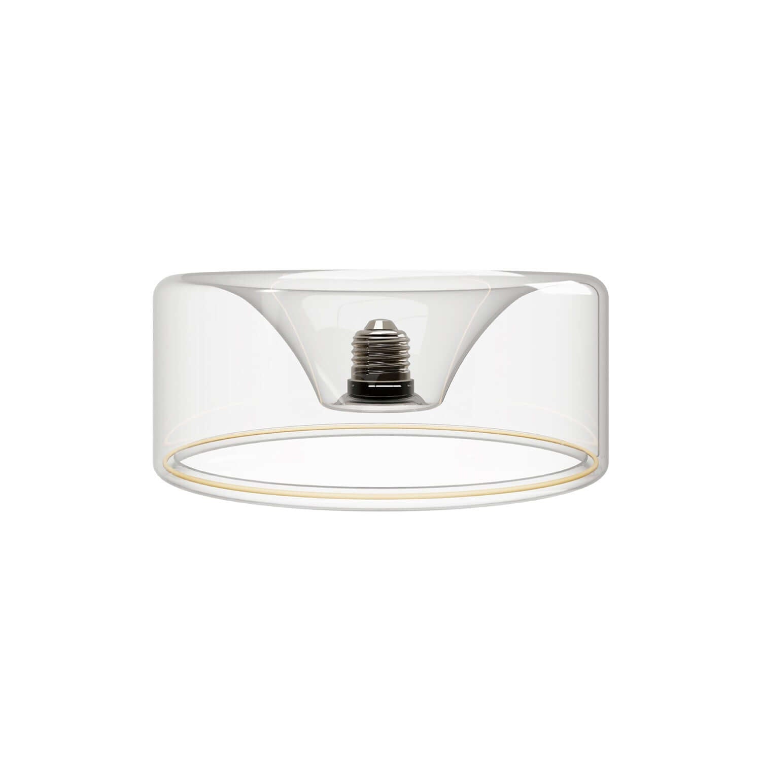 LED-Lampe Transparent Ghost Line Recessed Donut 195x83 6W 500Lm E27 2200K Dimmbarkeit – G02 – Hauptbild