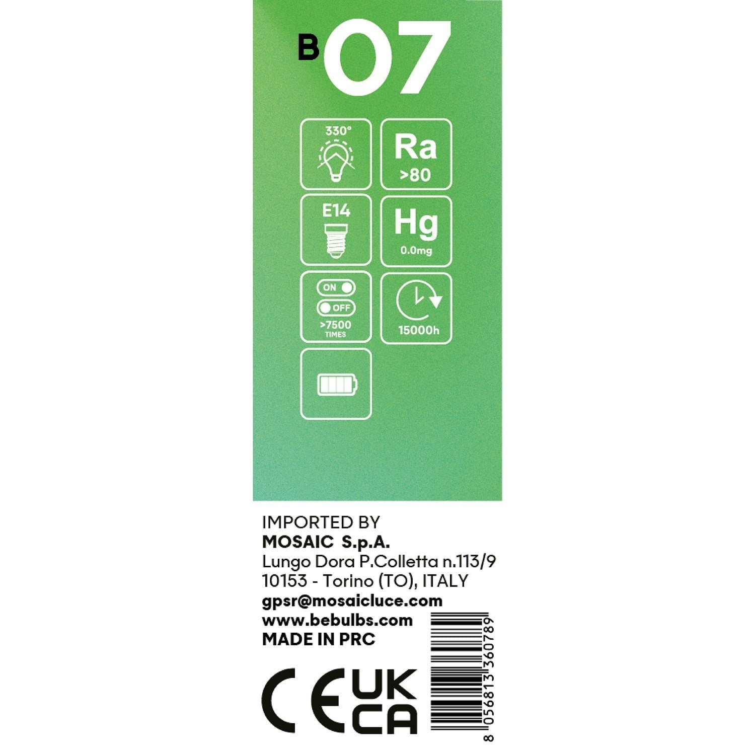 LED‑Glühbirne Transparent Linea 5V Tubular T25 1,8W 160Lm E14 2500K Dimmbar – B07 – Produktansicht 4