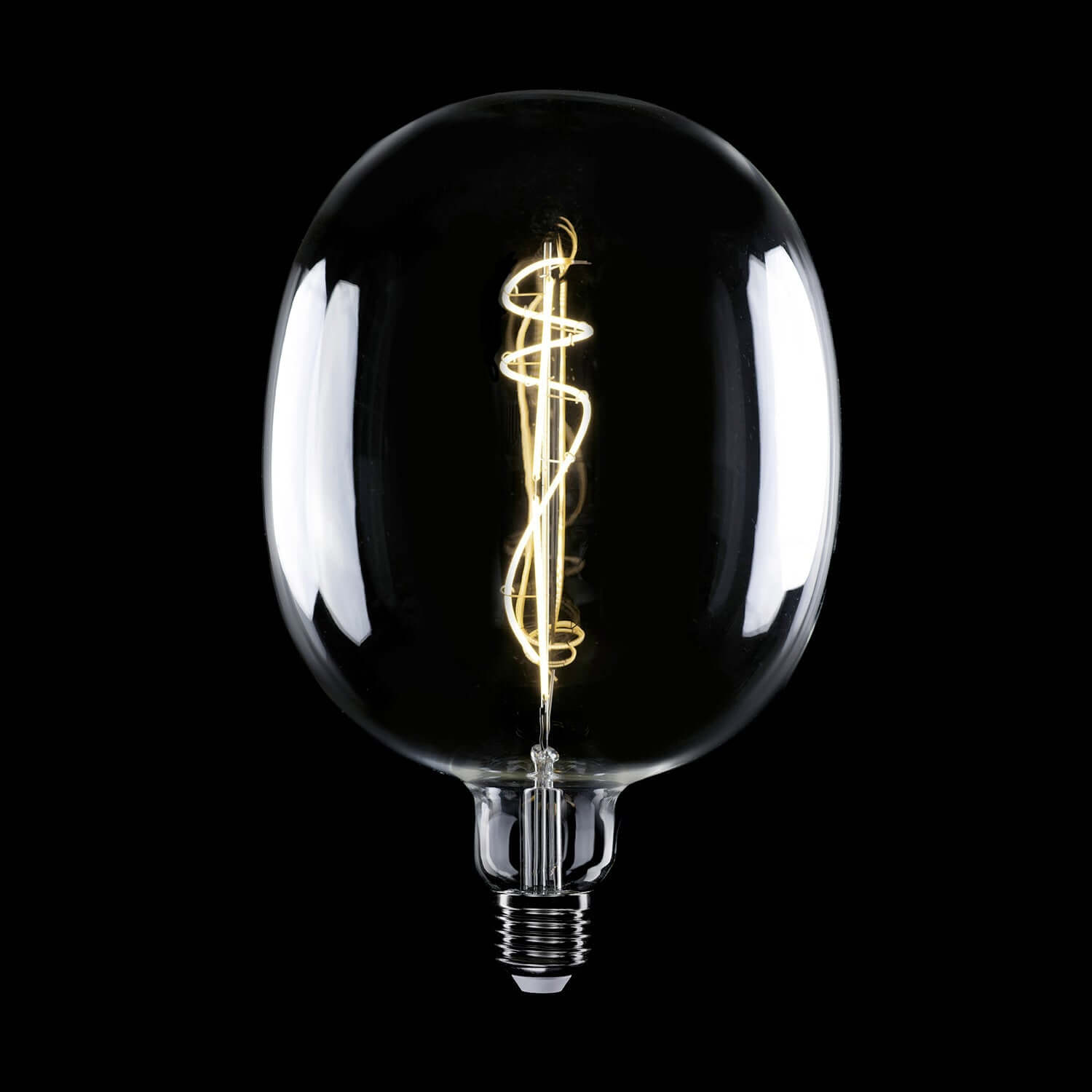 LED-Leuchtmittel Transparent Oval 170 11W 1210Lm E27 2700K Dimmbarkeit – H01 – Produktansicht 1