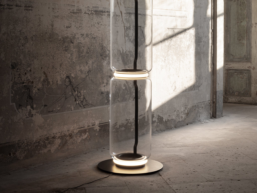 Flos Noctambule Floor 1 High Cylinder Cone Small Base Stehleuchte – Ansicht 3