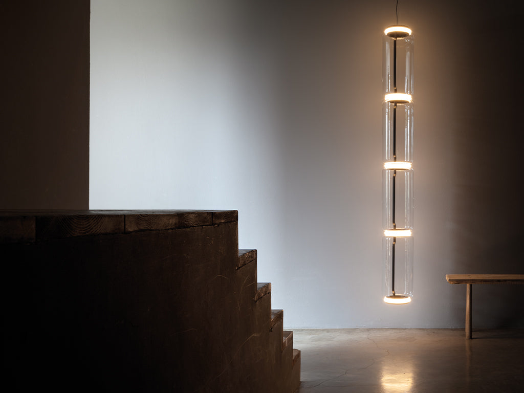 Flos Noctambule Suspension 3 High Cylinder Pendelleuchte – Ansicht 2