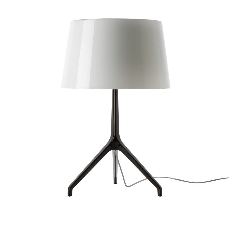 Foscarini Lumiere XX Tischleuchte – XXL, Schwarzchrom/Weiß