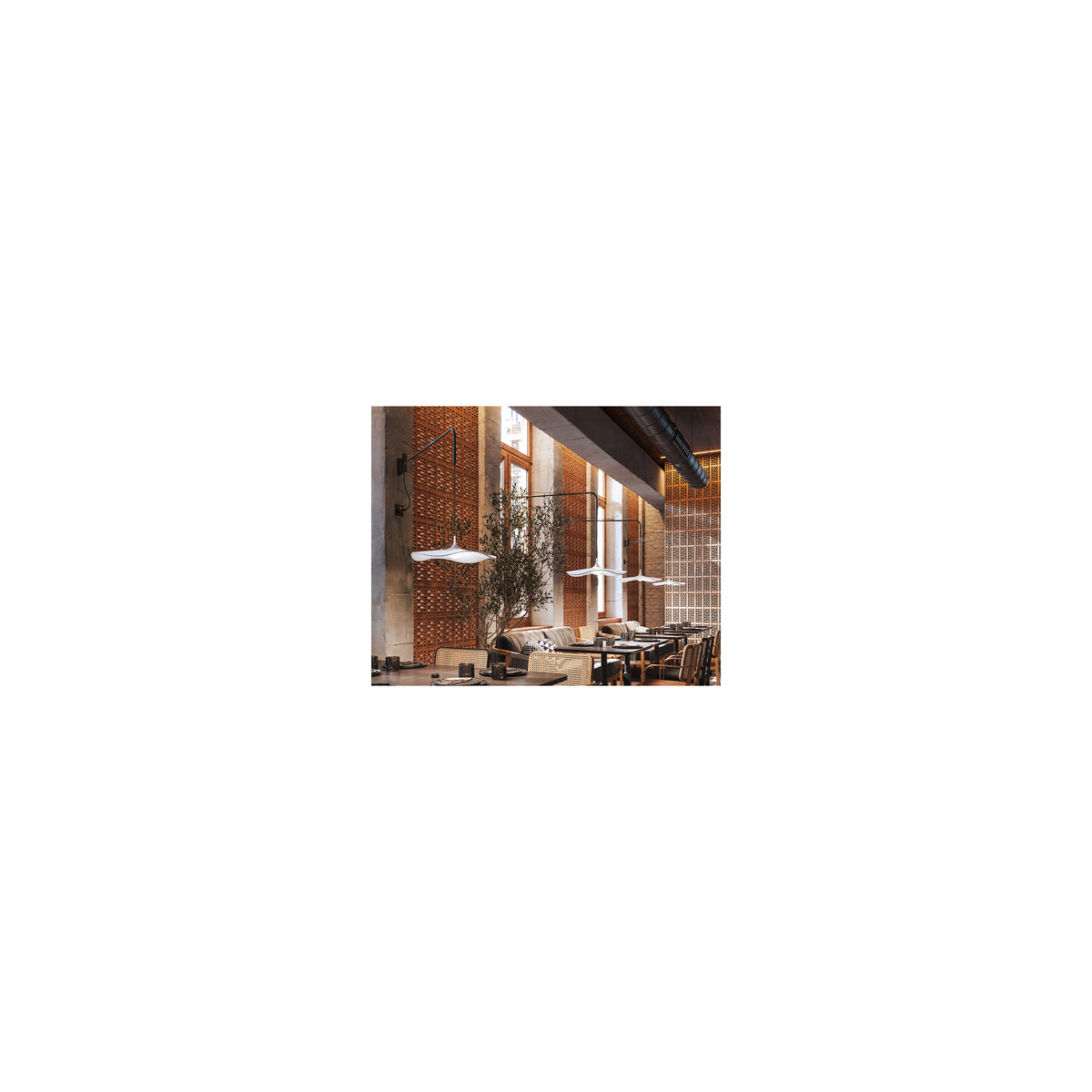 Bover Wall Street 32 Wandleuchte – Hauptbild