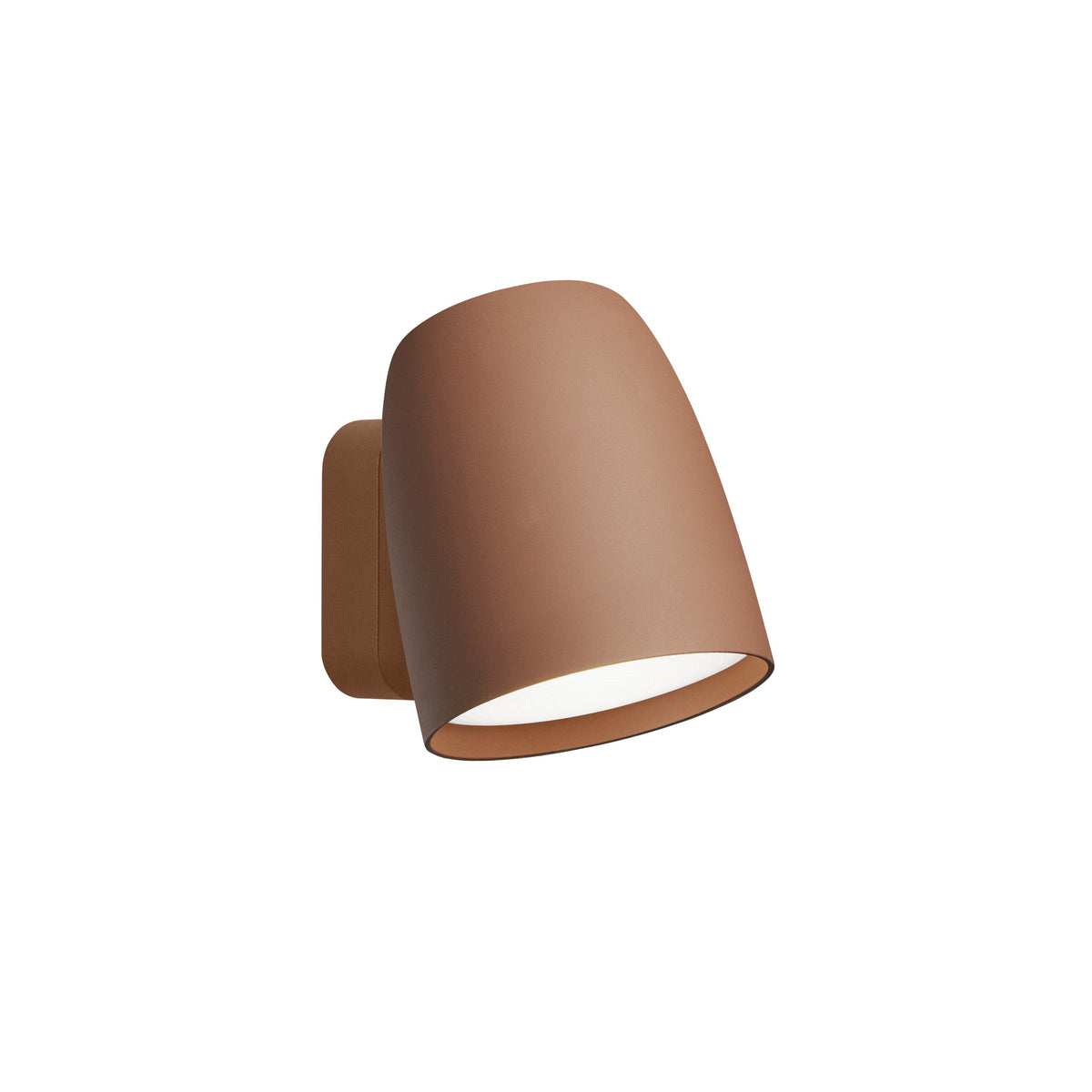 Bover Nut A/01 Außen-Wandleuchte – Terrakotta, dimmbar (Triac)