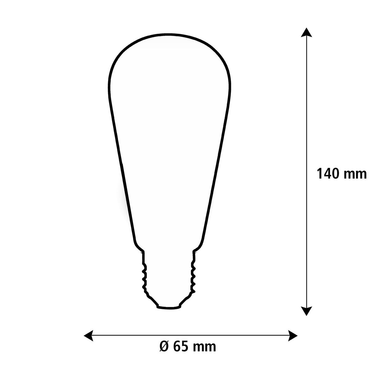 SEGULA LED Illusion Rustika smokey bottom – E27, 4 W, 2.200 K, dimmbar – Produktansicht 2