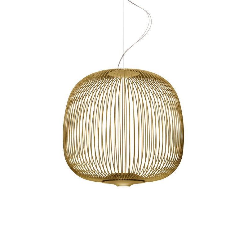 Foscarini Spokes 2 Pendelleuchte – Midi, Gold, Standard