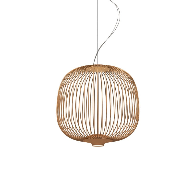 Foscarini Spokes 2 Pendelleuchte – Piccola, Kupfer, Dimmer