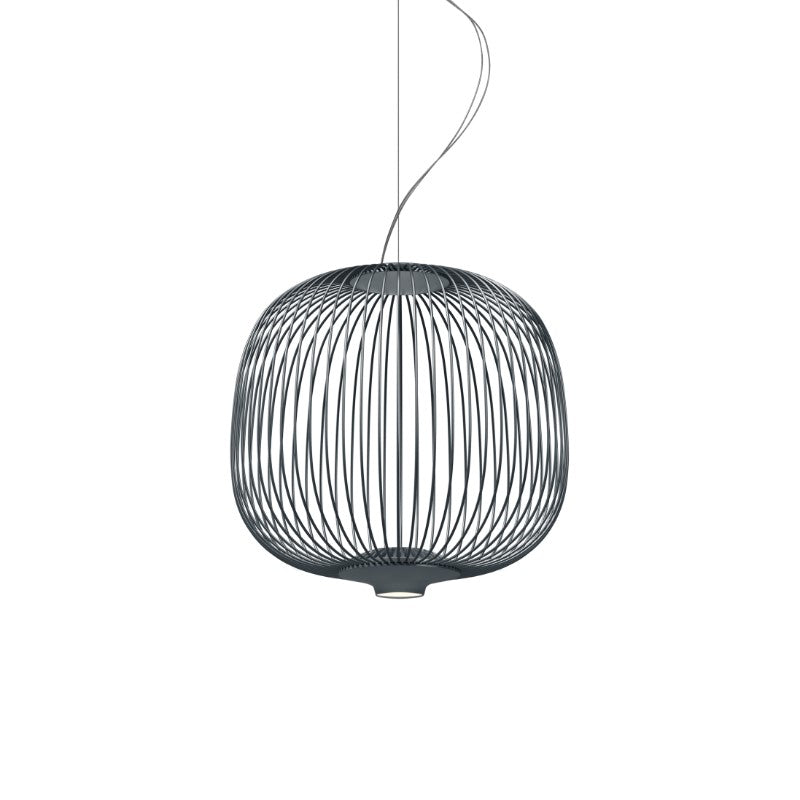 Foscarini Spokes 2 Pendelleuchte – Piccola, Graphit, Standard